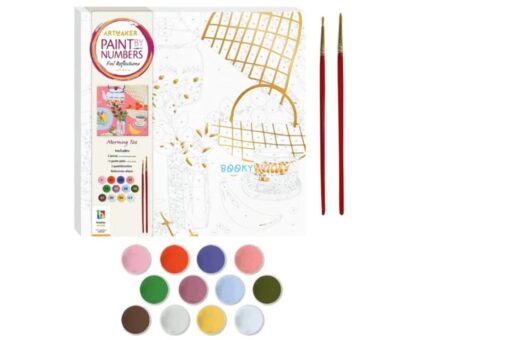 ArtMaker Paint by Numbers Foil Reflections Vintage Butterflies Canvas 9354537012298