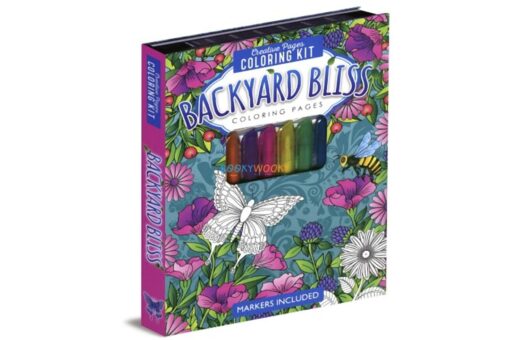 Creative Pages Coloring Kit Backyard Bliss 9781648335709