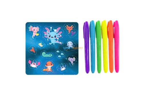 Kaleidoscope Colouring Axolotls Other Cute Animals 9781488947322