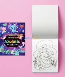 Kaleidoscope Colouring Axolotls Other Cute Animals 9781488947322