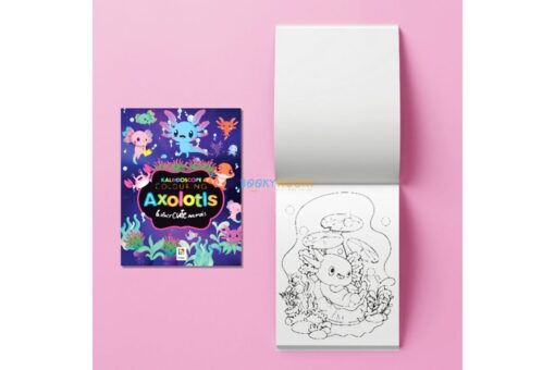 Kaleidoscope Colouring Axolotls Other Cute Animals 9781488947322