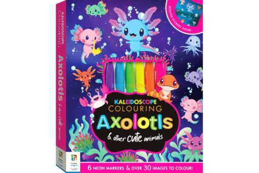 Kaleidoscope Colouring Axolotls Other Cute Animals 9781488947322