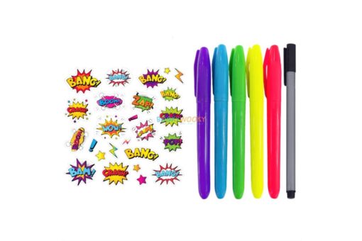 Kaleidoscope Neon Colouring Comic Art 9781488952159