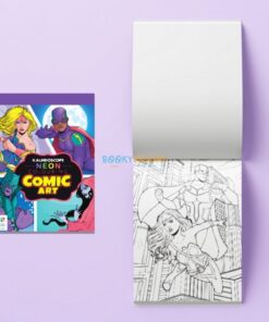 Kaleidoscope Neon Colouring Comic Art 9781488952159