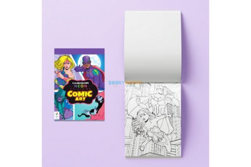 Kaleidoscope Neon Colouring Comic Art 9781488952159