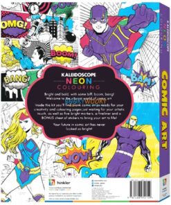 Kaleidoscope Neon Colouring Comic Art 9781488952159