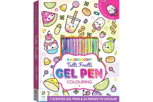 Kaleidoscope Tutti Frutti Gel Pen Colouring 9781488945557