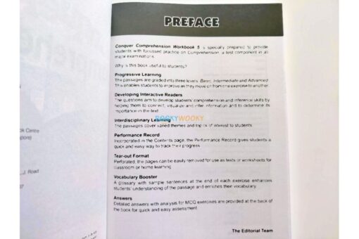 SAP Conquer Comprehension Workbook Primary Level 5 9789350490341
