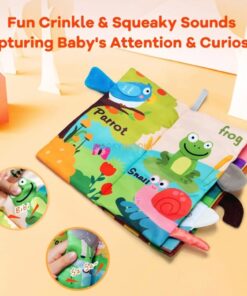 Farm Tails Baby Plush Book with Animal Tails