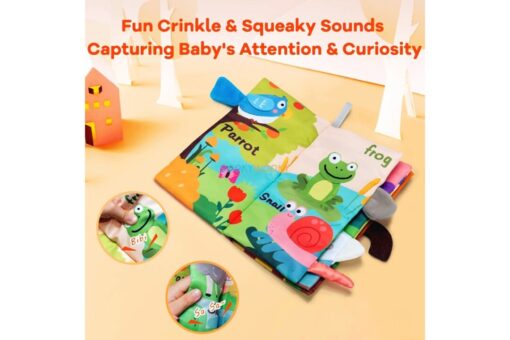 Farm Tails Baby Plush Book with Animal Tails