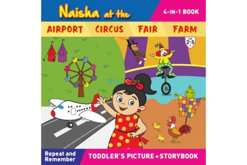 Naisha at the AirportCircusFairFarm 4in1 9788195254415