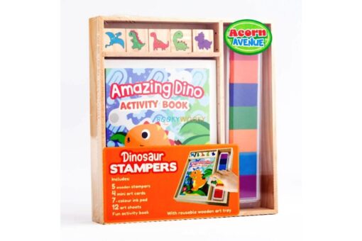 Dinosaur Stampers Activity Kit with Stamps and Ink Pad Cover