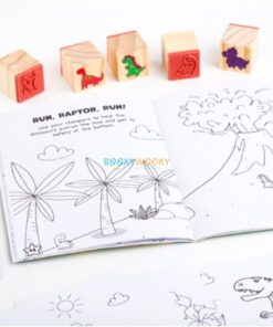Dinosaur Stampers Activity Kit with Stamps and Ink Pad inside