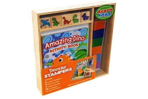 Dinosaur Stampers Activity Kit with Stamps and Ink Pad front
