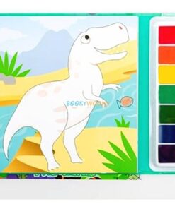 Dinosaurs Fingerprint Activity Book with 7 Paint Pads 9781802497861