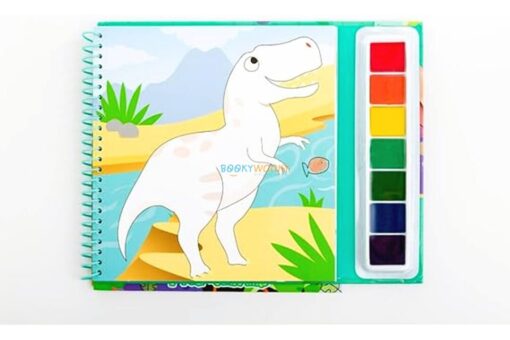 Dinosaurs Fingerprint Activity Book with 7 Paint Pads 9781802497861