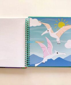 Dinosaurs Fingerprint Activity Book with 7 Paint Pads 9781802497861