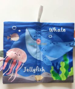 Ocean Tails Baby Plush Book with Animal Tails 3