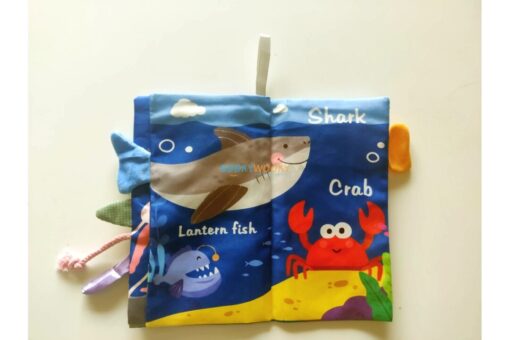 Ocean Tails Baby Plush Book with Animal Tails 5