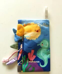 Ocean Tails Baby Plush Book with Animal Tails 5