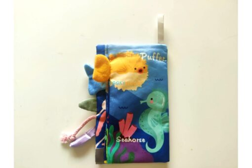 Ocean Tails Baby Plush Book with Animal Tails 5