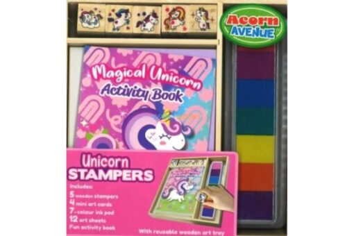 Unicorn Stampers Activity Kit with Stamps and Ink Pad