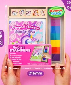 Unicorn Stampers Activity Kit with Stamps and Ink Pad