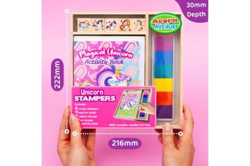 Unicorn Stampers Activity Kit with Stamps and Ink Pad