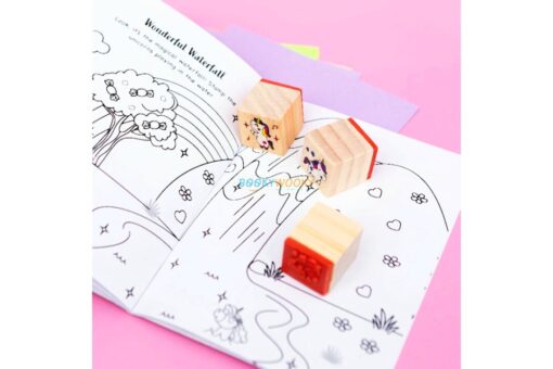 Unicorn Stampers Activity Kit with Stamps and Ink Pad