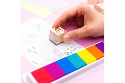 Unicorn Stampers Activity Kit with Stamps and Ink Pad