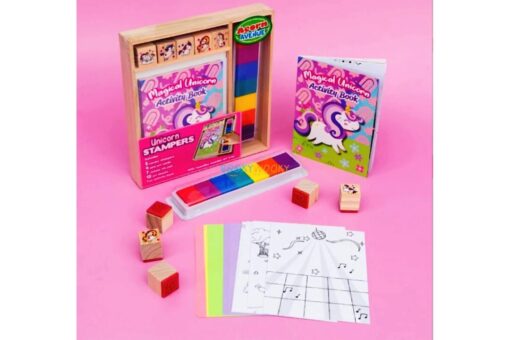 Unicorn Stampers Activity Kit with Stamps and Ink Pad
