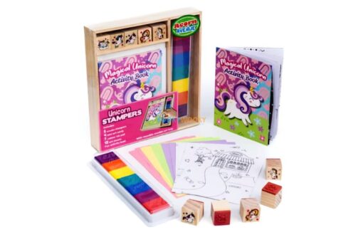 Unicorn Stampers Activity Kit with Stamps and Ink Pad