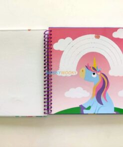 Unicorns Fingerprint Activity Book with 7 Paint Pads 9781802497878