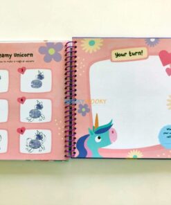 Unicorns Fingerprint Activity Book with 7 Paint Pads 9781802497878