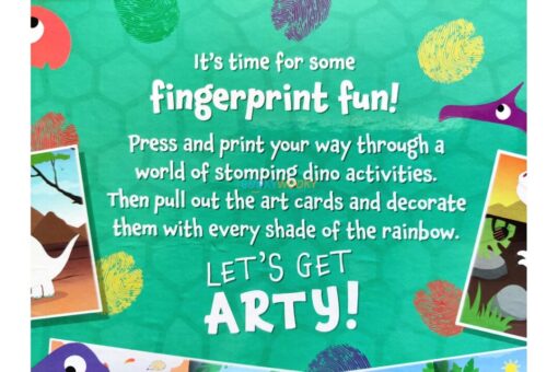 Unicorns Fingerprint Activity Book with 7 Paint Pads 9781802497878