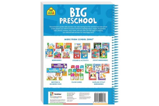 School Zone Big Preschool Workbook 9781488909313