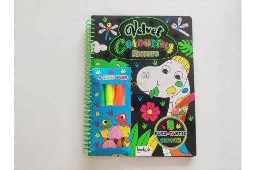 Velvet Colouring Dinosaurs 9781802496895