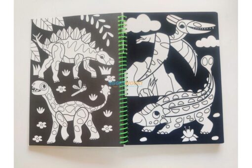 Velvet Colouring Dinosaurs 9781802496895