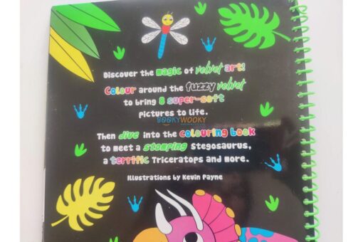 Velvet Colouring Dinosaurs 9781802496895