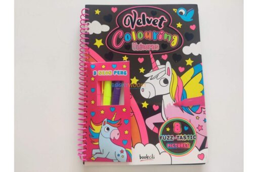 Velvet Colouring Unicorns 9781802496901