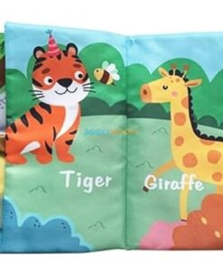 Jungle Tails Baby Plush Book with Animal Tails3