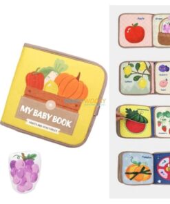 My Baby Book Fruits and Vegetables Cloth Quiet Book