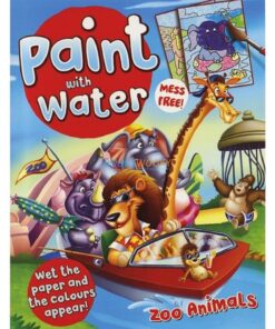 Paint with Water Zoo Animals 9789388384681