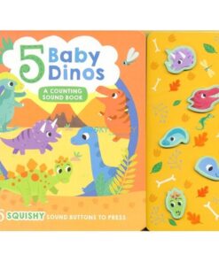 5 Baby Dinos A Counting Sound Book 9781835090800