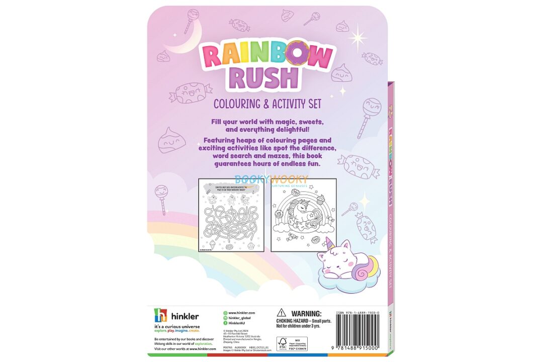 Kaleidoscope Rainbow Rush Colouring & Activity Set 9781488915000 2 Kaleidoscope Rainbow Rush Colouring & Activity Set 9781488915000